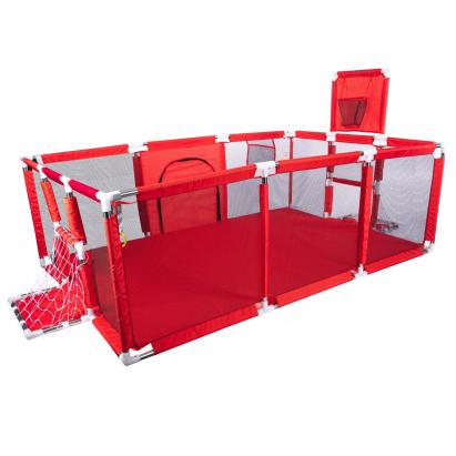 Tarc de joacă XXL pentru copii și bebeluși, roșu, 230x122x62 cm