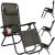 Sezlong pliabil maro cu spatar reglabil, masuta laterala si tetiera, 175x67 cm