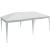 Cort pavilion de grădină 3x6 m, impermeabil, cu protecție UV, alb