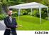 Cort pavilion de grădină 3x6 m, impermeabil, cu protecție UV, alb