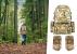 Rucsac militar impermeabil 50L, 4 in 1, ultra usor, camuflaj combat