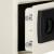Seif electronic din otel cu cifru si cheie, 30x20x20 cm, bej
