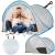 Cort de plaja si picnic pop-up Sersimo, protectie UV, 200x120x110 cm, gri