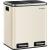 Coș de gunoi dublu SONGMICS 2x15L cu pedale separate și soft-close, bej