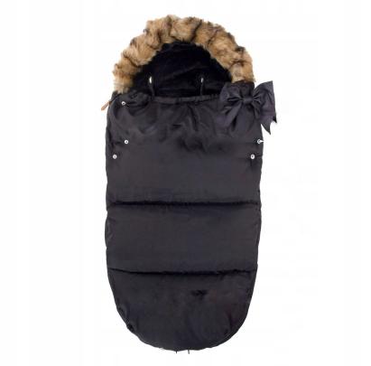 Sac de iarna pentru bebe, universal, impermeabil, 90x45 cm, negru