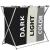 Cos de rufe cu 3 compartimente, pliabil, cadru aluminiu, 146L