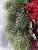 Coronita de Craciun 40 cm, brad artificial 3D, cu conuri, fundita si zapada