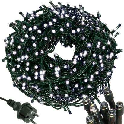 Instalatie lumini de Craciun 91,5 m cu 1500 LED-uri alb rece