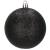Set 30 globuri de Craciun negre, 8 cm, 6 modele, din plastic
