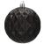 Set 30 globuri de Craciun negre, 8 cm, 6 modele, din plastic