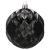 Set 30 globuri de Craciun negre, 8 cm, 6 modele, din plastic