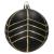 Set globuri de Craciun 16 piese, 8 cm, 6 modele, negru auriu
