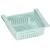 Organizator frigider extensibil suspendat, 16x28,5 cm, menta