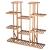 Stand de flori din lemn cu 15 etajere pentru 15 ghivece, 119x120 cm