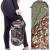 Sac de dormit tip mumie camuflaj 210x73 cm cu husa, 8-20°C