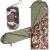 Sac de dormit tip mumie camuflaj 210x73 cm cu husa, 8-20°C