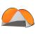 Cort de plajă și picnic pop-up Sersimo UV50, 200x120x110 cm, portocaliu-gri