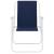Scaun de plajă pliabil Sersimo GC049, cu cotiere, 100 kg, bleumarin