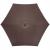 Umbrela terasa gradina, cu manivela si inclinare, GU23, diametru 260cm, maro