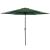 Umbrela terasa gradina, cu inclinare si husa, 300cm, Verde