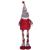 Figurina decorativa Mos Craciun cu picioare telescopice, 57-80 cm