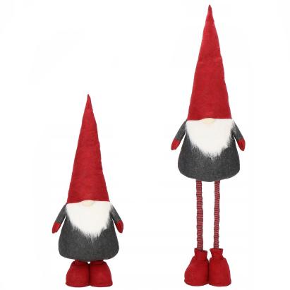 Figurina spiridus de Craciun cu picioare telescopice, 60-90 cm