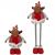 Figurină de Crăciun ren decorativ, cu picioare telescopice, 55-95 cm
