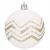 Set globuri de Crăciun alb auriu, 30 bucăți, 5 cm, modele festive