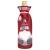 Husă decorativă pentru sticlă de Crăciun, model gnom, roșie, 29 cm