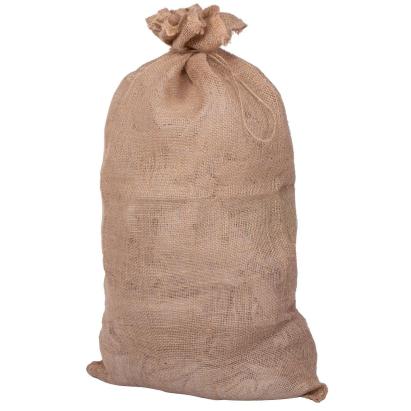 Sac de cadouri pentru Moș Crăciun din iută, 100x60 cm, maro