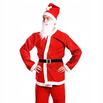 Set costum de Moș Crăciun pentru adulți, 5 piese, mărime universală