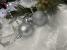 Set globuri de Craciun argintii, 51 piese, decoratiuni incasabile