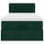 Cadru de pat otoman cu saltea catifea verde închis 90x200cm GartenMobel Dekor