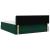 Cadru de pat otoman cu saltea verde închis 160x200cm catifea GartenMobel Dekor