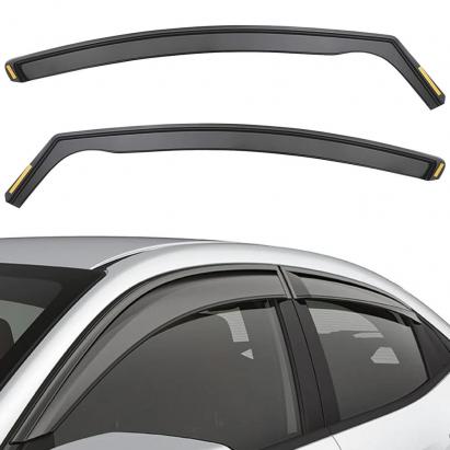 Set Paravanturi Auto Chrysler Voyager/ Dodge Caravan 1996-2001 Monovolum pentru Geamuri Fata WindDeflectors