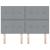 Cap de pat cu înălțime ajustabilă Gri deschis 144 cm țesătură GartenMobel Dekor