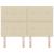 Cap de pat cu înălțime ajustabilă Crem 144 cm țesătură GartenMobel Dekor