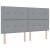 Cap de pat cu înălțime ajustabilă Gri deschis 180 cm țesătură GartenMobel Dekor