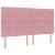 Tăblie cap Roz 180 cm Catifea GartenMobel Dekor