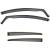 Set Paravanturi Auto Fiat Uno 1995-2002 Hatchback pentru Geamuri Fata-Spate WindDeflectors