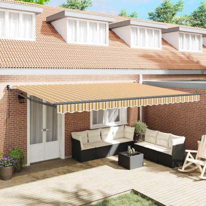 Cortina Retractabilă Manual Multicolour 500 × 300 cm GartenMobel Dekor