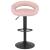 Scaune de bar, 2 buc., roz, catifea GartenMobel Dekor