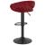 Scaune de bar, 2 buc., roșu vin, catifea GartenMobel Dekor