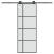 Ușă glisantă cu set feronerie, 76x205 cm, sticlă ESG/aluminiu GartenMobel Dekor