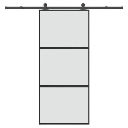 Ușă glisantă cu set de feronerie sticlă temperată și aluminiu GartenMobel Dekor