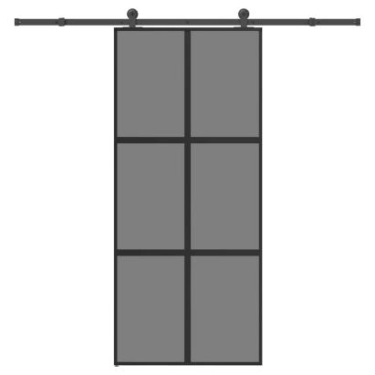 Ușă glisantă cu set de feronerie sticlă temperată și aluminiu GartenMobel Dekor