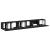 Set comodă TV 3 pcs Stejar Negru 80 x 30 x 30 cm Lemn compozit GartenMobel Dekor
