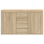 Bufet cu sertar Stejar Sonoma 120 x 36 x 69 cm Lemn compozit GartenMobel Dekor