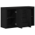Bufet cu sertar Stejar Negru 120 x 36 x 69 cm Lemn compozit GartenMobel Dekor