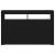 Bufet Stejar Negru 116 x 30 x 75 cm Lemn compozit GartenMobel Dekor